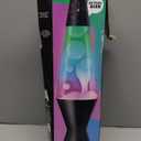 The Original Lava Lamp - 14.5" Gunmetal Grey - Classic Liquid Motion Lamp - Tri-Colored Green/Blue/Purple - Item #2098 (Multicolor)