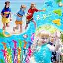 GIFTINBOX Pool Party Favors Beach Party Favors - Pool Toys For Kids Ages 3 4 5 6 7 8 Beach Balls Bulk, Kids Sunglasses, Bubble Wands, Summer Toys for Party Supplies Birthday