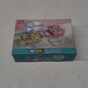 Stainless Steel 4 Grid Portable Box Food Storage Container with Heat Preservation Lid for Adult (Four-compartment lunch box with soup bowl:)