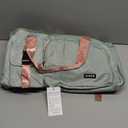 Eslcorri Gym Duffle Bag for Women Men, Sports Backpack with Wet & Shoe Compartment, Fitness Overnight Weekender Bag for Yoga, Swim, Travel (Style B, Green Pink)