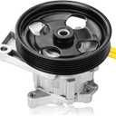 21-120 Power Steering Pump with Pulley, Fit for R350 ML350 E350 GL450, 3.0L 3.5L 4.7L 5.5L, 2007 2008 2009 2010 2011 2012, Power Assist Pump Replace for 21-120, 0054662001, 30-1331