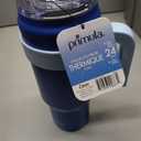Primula 40 oz Large Insulated Stainless Steel Tumbler with Handle & Straw
