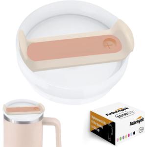 20 OZ 30 OZ Tumbler Lid Replacement Fit for Stanley Cup,1 Pack Clear Replacement Lids, Tumbler Covers for Stanley Cup Accessories (Opaque - Rose Quartz)