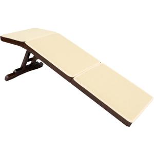 PetSafe CozyUp Wooden Couch Ramp for Cats & Dogs, Furniture-Grade with High-Traction Carpet Surface, Espresso