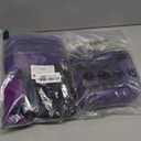 ANOGOL Hair Cap+ Purple Spiky Wig Men Purple Crazy Wig Funny Wigs for Crazy Hair Day Short Spiky Wigs for Anime Cosplay for Halloween Party Costume Christmas