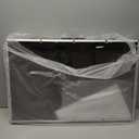 DuvinDD Card Display Case with LED Light for Trading Card, 34 x 22 inch Aluminum Large Portable Card Show Display Case, Lockable Trade Show Display Cases for Pokemon Cards, Coin, Collectibles, Silver