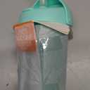 Boon Swig Insulated Silicone Straw Sippy Cup - Flip Top Spill Proof Toddler Straw Cups - Baby and Toddler Feeding Supplies - Baby Travel Essentials - 9 Oz - Mint