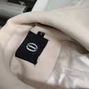 IDEALSANXUN Women's Long Wool Coat Fall Winter Double Breasted Trench Coat Peacoat Jackets (Small, Beige)