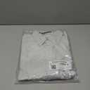 Amazon Essentials Men's Slim-Fit Long-Sleeve Stretch Oxford Shirt with Pocket (Large, Light Grey)