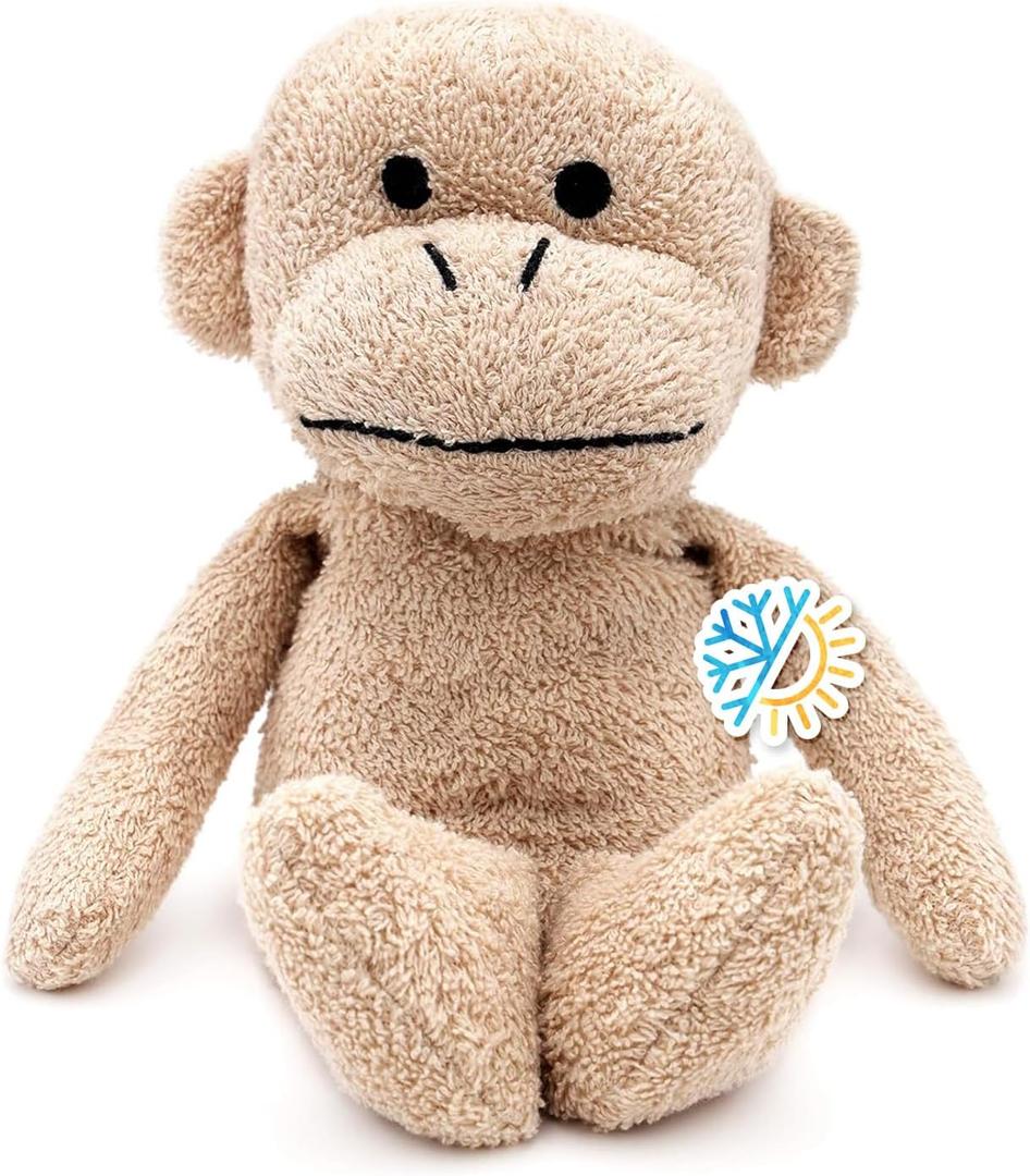 Thermal-Aid (Jo Jo The Monkey)  Washable Heating Pad & Ice Pack  Plush Hot/Cold Pack with Natural Corn Filling  Reusable Comfort
