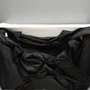 Pamo Babe Travel Crib Lightweight Baby Playard with Mattress Compact Play Yard with Detachable Legs (Black)