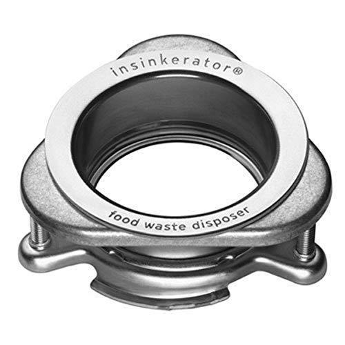 InSinkErator Quick Lock Mounting Flange, Stainless Steel, QLM-00