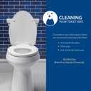 Bemis 400TTA Economy Durable Wood Toilet Seat, Made in USA, Round, White