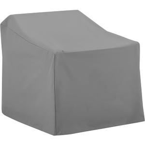 Crosley Furniture Patio Furniture Covers, Waterproof Outdoor Chair Cover for Backyard, Deck, Gray