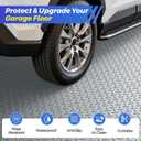 8.2x20 FT Garage Floor Mat, 2.8mm Thickened Garage Flooring Heavy Duty Rubber Garage Floor Mats for Under Car, Diamond Plate Garage Mat for Garage, Workshop, Enclosed Trailer