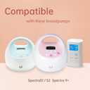 PumpMom-us Breast Pump Parts for Spectra, Replace Duckbill Valves Tubes Backflow Protector Membrane for Spectra S1 S2 9 Plus Breastpumps