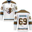 TronX Shore 69 Sudbury Blueberry Bulldogs Adult Fan Hockey Jerseys (White, XL)