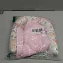 GFU Baby Car Seat Head Support for Newborn, 2 in 1 Infant Car Seat Head Body Support with Strap Pads, Soft Stroller Cushion Pillow Insert for Girls, Fits for Stroller, Swing, Pink Floral