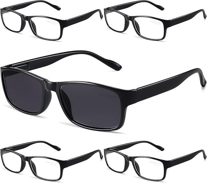 Gaoye Professional Reading Glasses for All Day - Computer Readers with Blue Light Protection - Value Pack