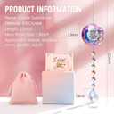 Gifts for Women,Inspirational Crystal Sun Catcher Gifts Motivational Crystal Decoration Gift for Women Graduationg Christmas Birthday