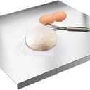 304 Stainless Steel Cutting Board, Large Size 23.62"x19.68" Heavy Duty Cutting Boards for Kitchen, Non-Slip & Low Noise Chopping Board, Pastry Board for Meat&Vegetables, 60x50cm
