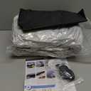 Waterproof Car Cover for Hatchback: 6-Layer All-Weather Protection from Rain, Snow, UV & Dust - Universal Fit for Hatchbacks up to 165 inches with Zipper Door & Windproof Straps, Silver