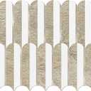 Vamos Tile Peel and Stick Backsplash Seamless Tile,10 Sheets Stick on Backsplash for Kitchen& Bathroom,Honey Travertine+Matt Pure White Marble Look+Light Gold Metal Self Adhesive Backsplash Tile