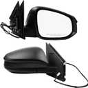 Dasbecan Right Passenger Side Door Mirror Assembly Compatible with Toyota RAV4 2013 2014 2015 Power Glass Manual Folding Non-Heated Textured Black Replaces TO1321309 879100R070 (3 Pins)