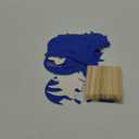 96 Pcs Eid Scratch Paper Art Kits Ramadan Magic Color Scratch Off Cards Hanging Ornaments Craft Eid Al Adha Party Home Activity DIY Drawing Project Supplies(Blue)