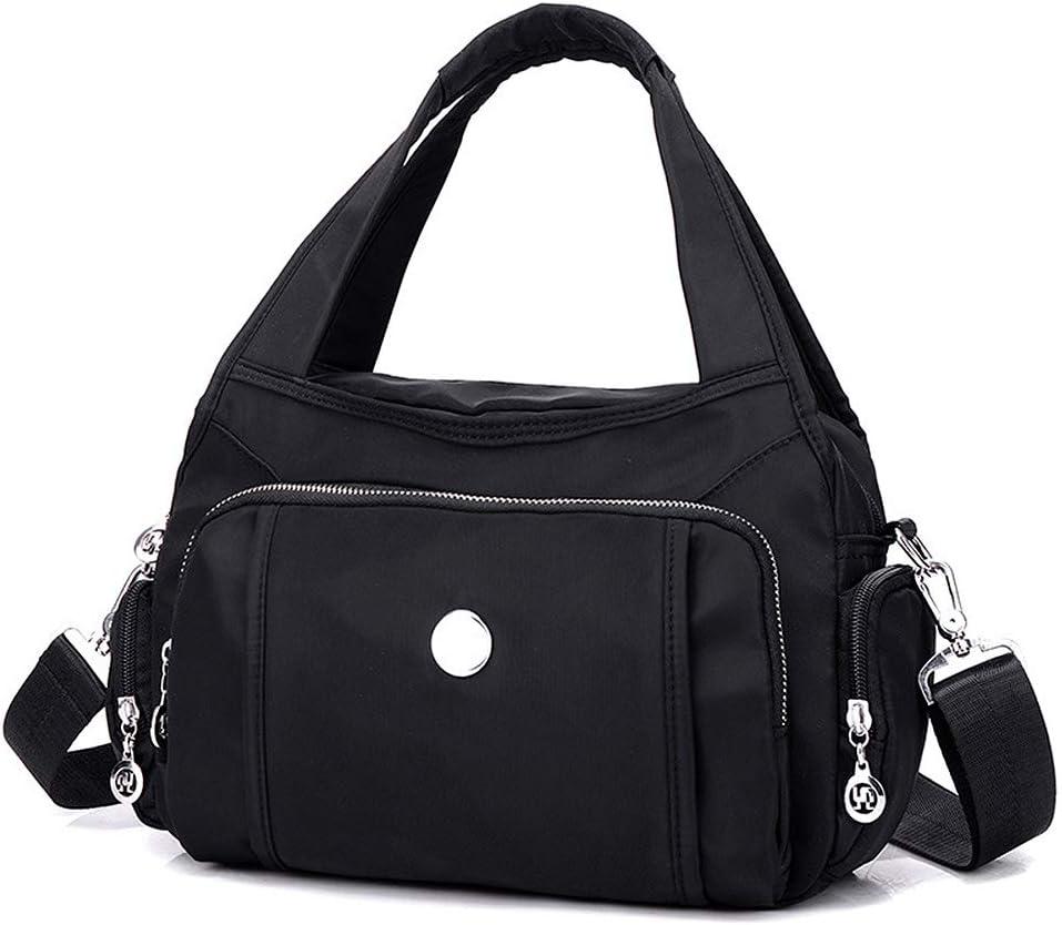 MINTEGRA Crossbody Bag for Women Waterproof Handbag Multi-Pocket Nylon Travel Shoulder Purse