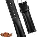Vintage Leather Watch Band Quick Release Leather Strap For Men Women Handmade Extra Soft Watch Wrist Band Elegant Replacement Stainless Steel Strap 20mm