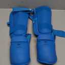 Wesing Karate Shin Instep Guard WKF Karate Shin Pad (Small, Blue)