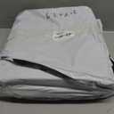 8' X 12' Clear Vinyl Tarp, 14 Mil Clear Tarps Heavy Duty Water Resistant, 400g/m Thickened Tear Resistant with Metal Grommets, for Patio Porch and Garden Chicken Coop