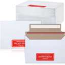 120 Pack 6.5 * 4.5 Inch Rigid Mailers Self Sealed Photo Document Mailers Keep Flat White Cardboard Envelopes with "DO NOT BEND" Labels for Shipping Photos, Pictures, Papers, Files, CD