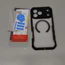 CENHUFO Magnetic Privacy for iPhone 17 Pro Max Case [Compatible with Magsafe] Full Body Phone Case Built-in 9H Tempered Glass Privacy Screen Protector, Camera Protection Shockproof Cover - Black