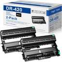 DR420 Drum Unit (Not Toner) Replacement for Brother DR 420 High Yield Drum Unit for HL-2270DW HL-2280DW HL-2230 HL-2240 MFC-7360N MFC-7860DW DCP-7065DN Intellifax 2840 2940 Printer (Black,2-Pack)
