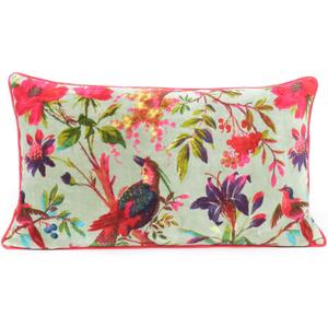 Eyes of India Colorful Velvet Floral Flower Bird Throw Sofa Cushion Couch Pillow Cover Case Boho Chic Decorative Bohemian Accent Indian Handmade (12 X 20 in. (30 X 50 cm), Green) Eyes of India Colorful Velvet Floral Flower Bird Throw Sofa Cushion Couch Pillow Cover Case Boho Chic Decorative Bohemian Accent Indian Handmade (12 X 20 in. (30 X 50 cm), Green)