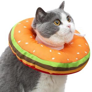 EWES Cat Cone Collar Soft S Size Alternative Neck Cones to Stop Licking Kitten Comfy Elizabethan Collars After Surgery Neuter Dog Donut Collar for Pet e Collar Recovery Shame