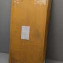 Amazon Basics 5-Tier Ladder Bookshelf Storage Organizer, Solid Rubberwood Frame, Space-Saving Bookcase, Sturdy Shelves, Walnut Finish, 14" D x 24.8" W x 70.1" H