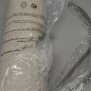 Wellmet 16"x16"x12" Assembly Required Lampshade for Table Lamp, Bedside Lamp, Floor Lamp, Fabric Drum Lampshade Classic Modern Style, Spider Fitter, Linen