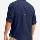 G Gradual Men's Long Sleeve Sun Protection Fishing Shirt with Zipper Pockets UPF 50+ Lightweight Cool Sun Shirts for Men Hiking Outdoor Casual (M)