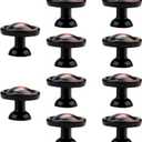 Tauno 10 Pack Oil Rubbed Bronze Cabinet Drawer Pulls, Vintage Zinc Drawer Knobs for Kitchen, Bathroom, Wardrobe, Rustic Hardware with Timeless Appeal