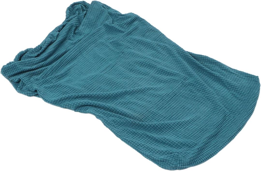 Armless Chair Cover, St Chair Cover, Soft Slip with Band, Stylish Peacock Blue for Dining Room Li Room Wedding's, Pack of 