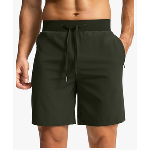 Men's Workout Shorts with Zipper Pockets 7'' Lightweight Quick Dry Athletic Gym Running Shorts for Men XL