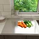 Large Stainless Steel Cutting Board,Suitable for Cutting Meat,Dicing,Vegetables,Fruits,Bread and Baking.ItIsConvenienttoClean,EasytoStoreandCan Be Washed in a Dishwasher (15.7 * 19.6in/40 * 50cm)