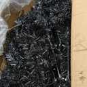 Karl home 7FT Prelit Black Artificial Christmas Tree with 400 Warm Lights, Remove Contral 8 Light Modes, 1250 PVC Branch Full Christmas Tree for Home, Office, Party Holiday, Foldable Base