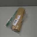 SANATO 15Pcs Black Door Stopper Floor Mounted with Black Rubber, Cylindrical 304 Stainless Steel Made