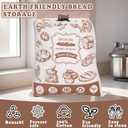 2 Pack Reusable Bread Bags for Homemade Bread, Bread Storage Bags for Freezer & Refrigerator, Fresh Keeping Extra Large, Reusable Food Storage Bag