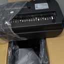 Bonsaii Paper Shredder, 3.4 Gals Wastebasket, 5-6 Sheet Crosscut Shredder for Home Use