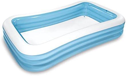 INTEX 58484EP Swim Center Inflatable Family Pool: 277 Gallon Capacity – 120" x 72" x 22" – Blue